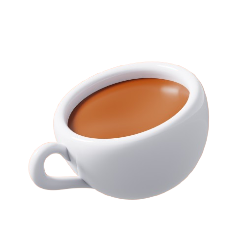 Floating coffee cup