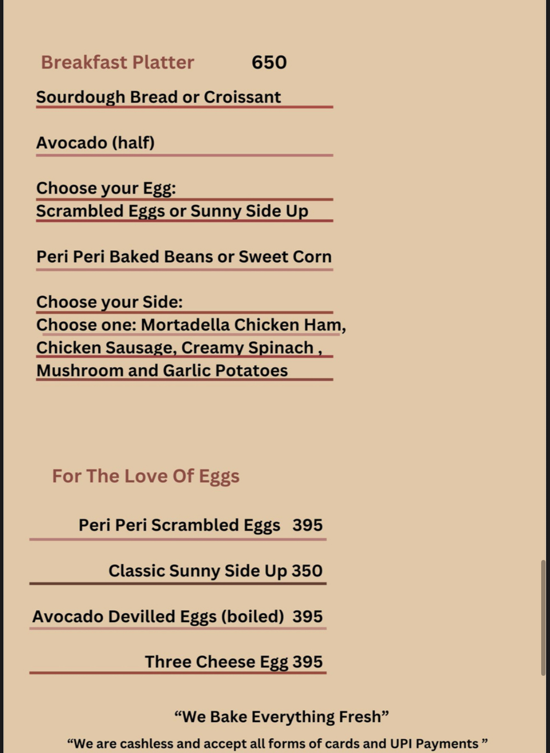 Menu Page 8